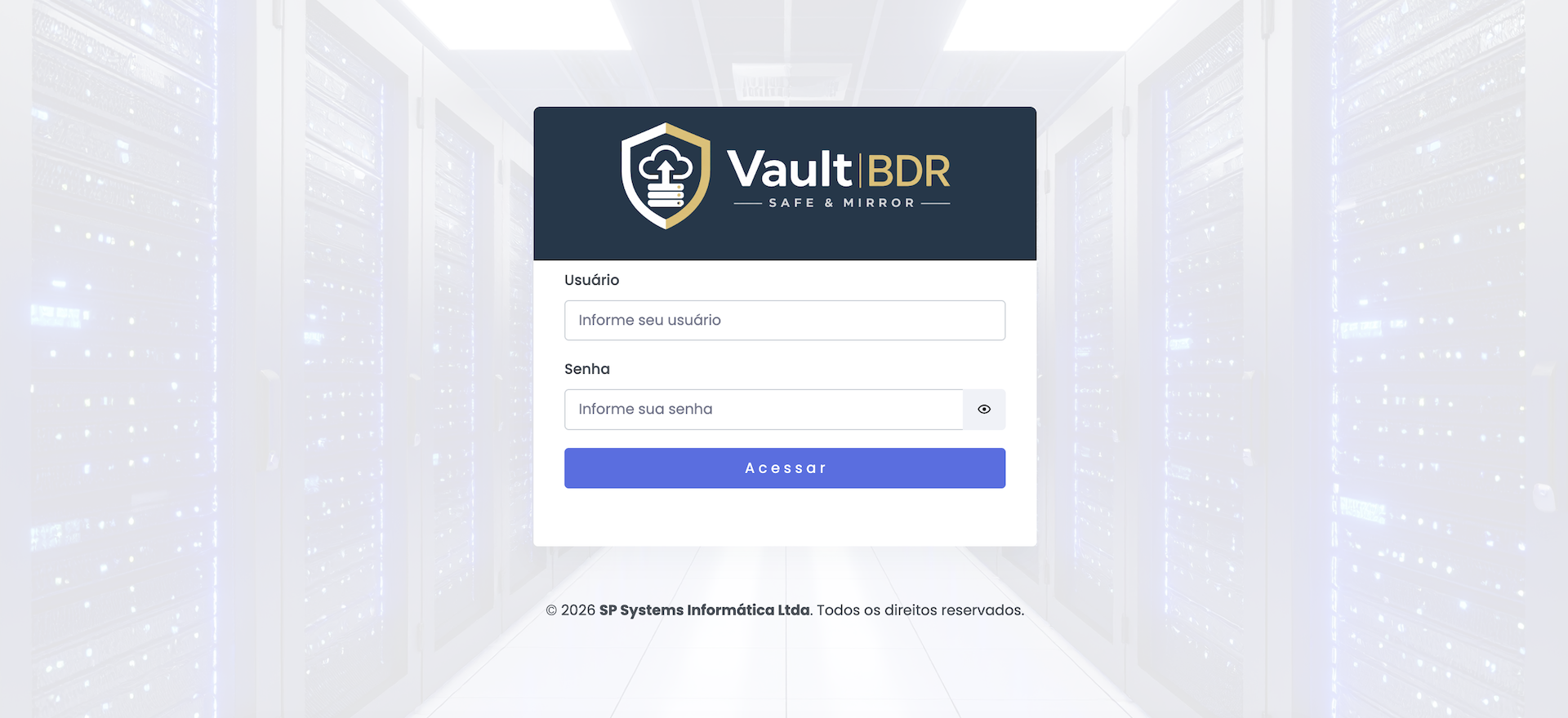 VaultBDR Continuidade Operacional